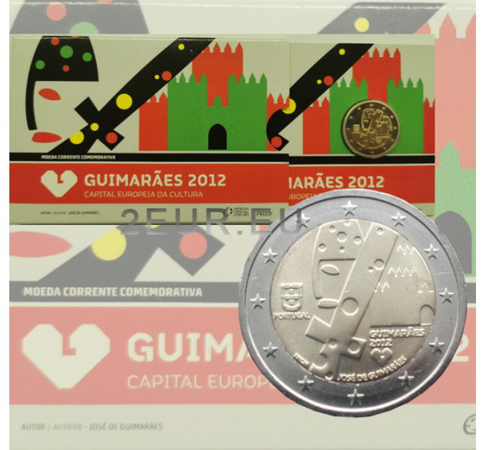 Portugal 2 euro proof 2012 - Guimaraes - Culturele Hoofdstad van Europa