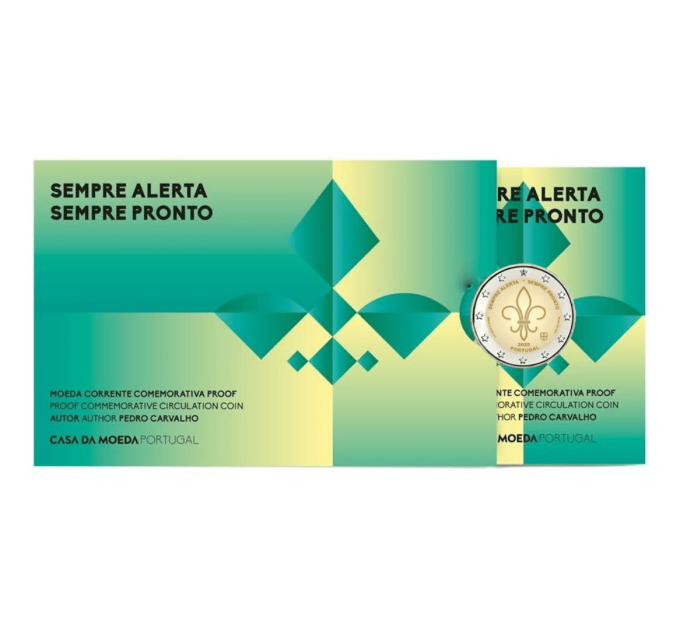 Portugal 2 euro Proof 2025 - Wereld Scouting