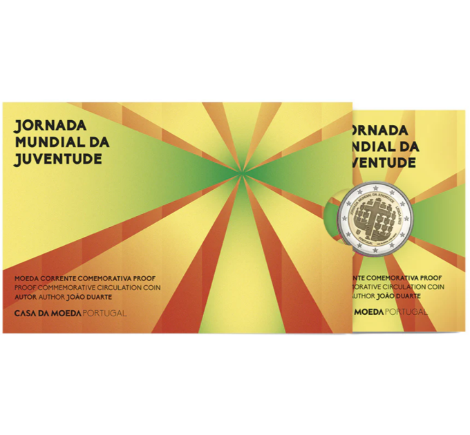 Portugal 2 euro proof 2023 - Wereld Jeugd Dag