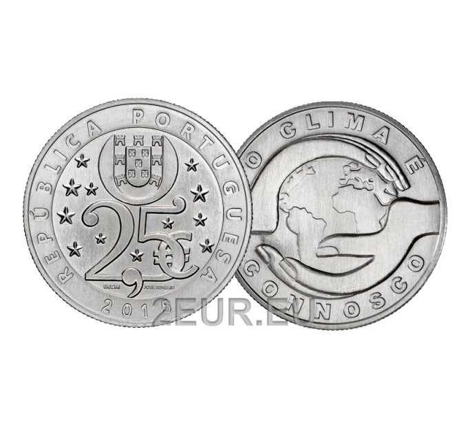 Portugal 2,5 euro UNC 2015 - De klimaatverandering