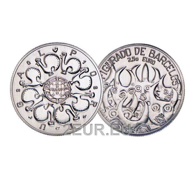 Portugal 2,5 euro UNC 2016 - Barcelos Keramiek