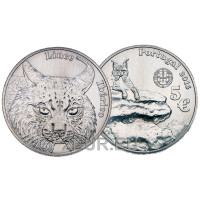 Portugal 5 euro UNC 2016 - Iberische Lynx Portugal 5 euro UNC 2016 - Iberische Lynx