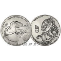 Portugal 5 euro UNC 2022 - Dinosaurussen in Portugal
