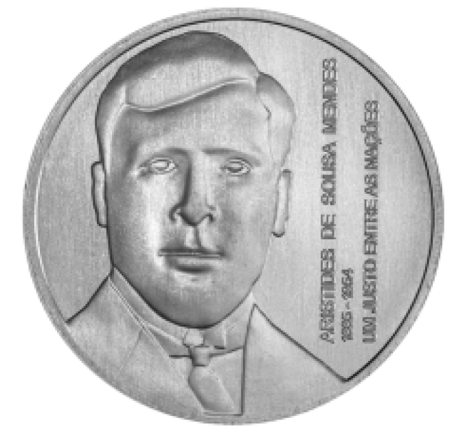 Portugal 5 euro UNC 2021 - Aristides Sousa Mendes-Vergeet nooit
