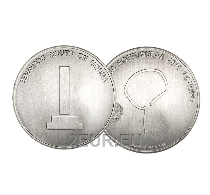 Portugal 7,5 euro UNC 2018 - Portugese Architectuur - Souto Moura