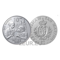 San Marino 10 euro BU 2020 - Pro I.S.S San Marino 10 euro BU 2020 - Pro I.S.S