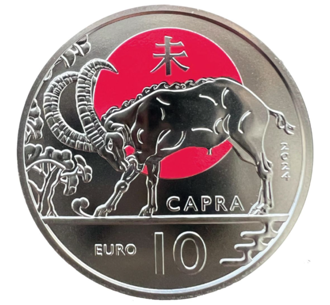 San Marino 10 euro BU 2022 - Chinese maankalender - "Konijn"