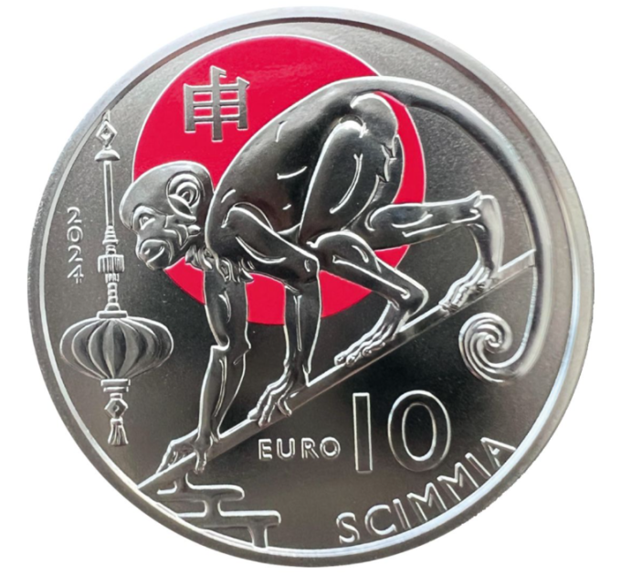 San Marino 10 euro BU 2022 - Chinese maankalender - "Konijn"