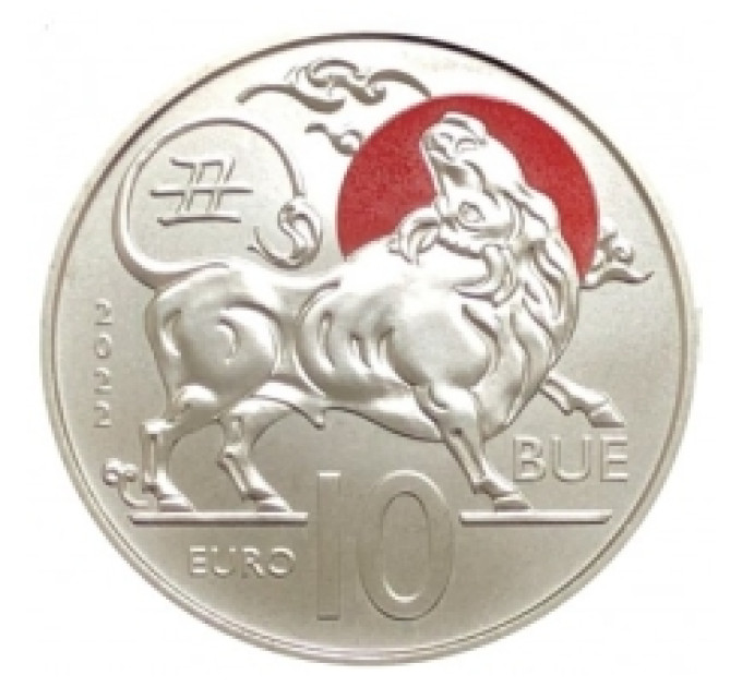 San Marino 10 euro BU 2022 - Chinese maankalender - "Os"