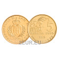 San Marino 5 euro UNC 2019 - "5G mobiel netwerk"