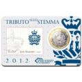 San Marino 1 EURO BU 2012 - 1 EURO + ZEGEL