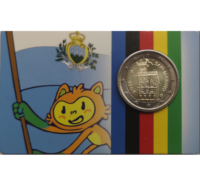 San Marino 2 EURO BU 2016 - OLYMPISCH