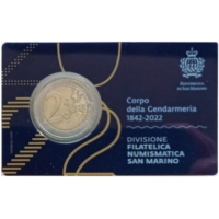 San Marino 2 EURO BU 2022 - 180e verjaardag van het Gendarmeriekorps