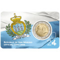 San Marino 2 EURO BU 2024 - Vlag van de Republiek San Marino