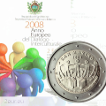 San Marino 2 euro BU 2008 - Europees Jaar van de interculturele dialoog