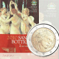 San Marino 2 euro BU 2010 - 500 sterfdag van Sandro Botticelli