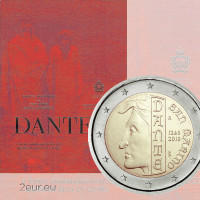 San Marino 2 euro BU 2015 - 750 jaar sinds de geboorte van Dante Alighieri