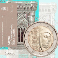 San Marino 2 euro BU 2017 - 750e geboortedag van Giotto di Bondone