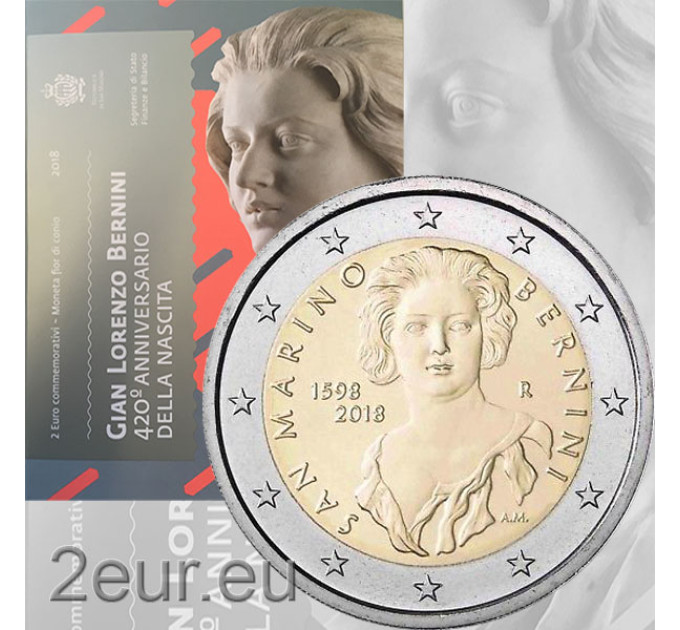 San Marino 2 euro BU 2018 - 420e geboortedag van Gian Lorenzo Bernini