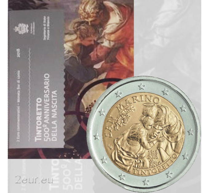 San Marino 2 euro BU 2018 - 500e verjaardag van Jacopo Tintoretto