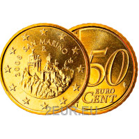 San Marino 2008 - 50 cent UNC San Marino 2008 - 50 cent UNC