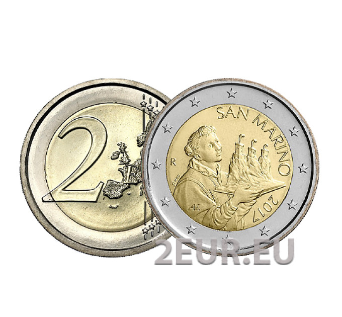 San Marino 2 Euro UNC 2017