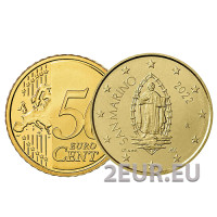 San Marino 50 cent UNC 2022