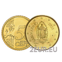 San Marino 50 cent UNC 2023