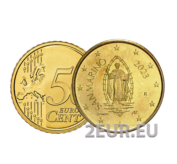 San Marino 50 cent UNC 2023
