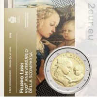 San Marino 2 euro BU 2019 - 550e sterfdag van Filippo Lippi