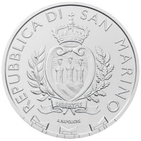 San Marino 5 euro BU 2025 - Slechtvalk