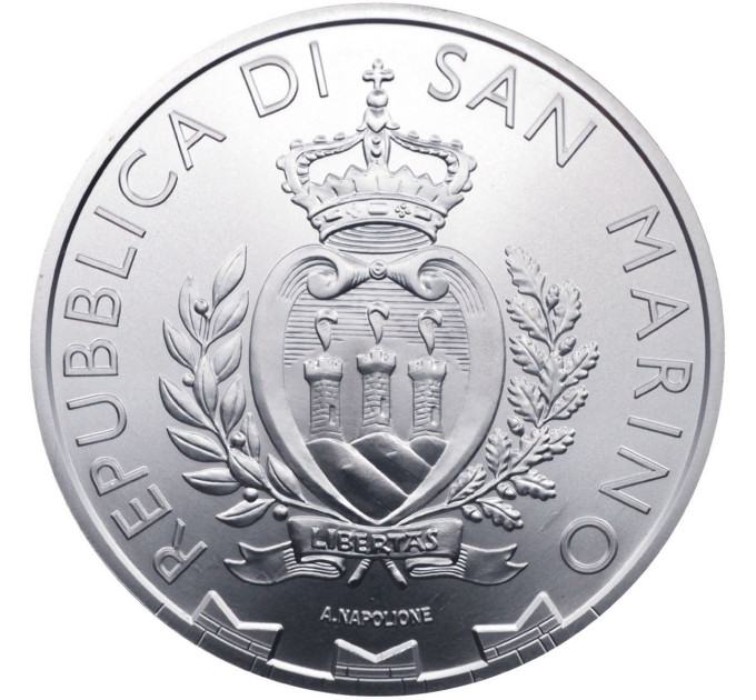 San Marino 5 euro BU 2026 - Slechtvalk