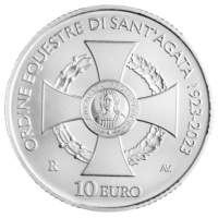 San Marino 10 euro proof 2023 - 100ste verjaardag van de oprichting van de Ruiterorde van St. Agatha