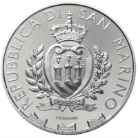 San Marino 10 euro proof 2023 - 15e verjaardag van de opname van de oude binnenstad van San Marino en de berg Titano op de Werelderfgoedlijst van UNESCO
