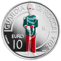 San Marino 10 euro proof 2024 - San Marino Militair en Politiekorps - Fortwacht