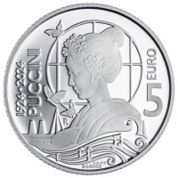 San Marino 5 euro proof 2024 - Giacomo Puccini