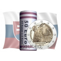 Slowakije 2 euro UNC rollen 2017 - Univerzita Istropolitana