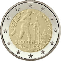 Slowakije 2 euro UNC 2024 - Internationale marathon in Kosice
