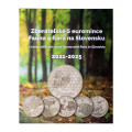 Slowakije 5 euro UNC 2021 - 2025 - Fauna en Flora in Slowakije + Album