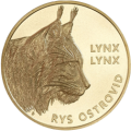 Slowakije 5 euro UNC 2022 - Fauna en Flora in Slowakije - Lynx