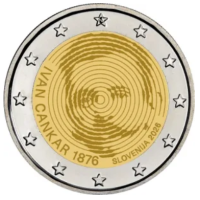 Slovenia 2 euro UNC 2026 - 150e geboortedag van Ivan Cankar
