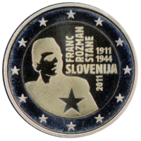Slovenië 2 euro proof 2011 - 100e verjaardag van de geboorte van Franc Rozman