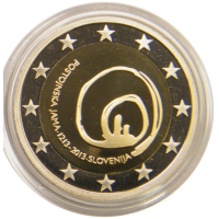 Slovenië 2 euro proof 2013 - 800e verjaardag van het eerste bezoek aan de grotten van Postojna