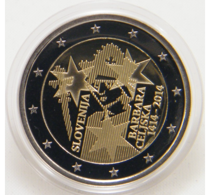 Slovenië 2 euro proof 2014 - 600e verjaardag sinds de kroning van Barbara van Celje