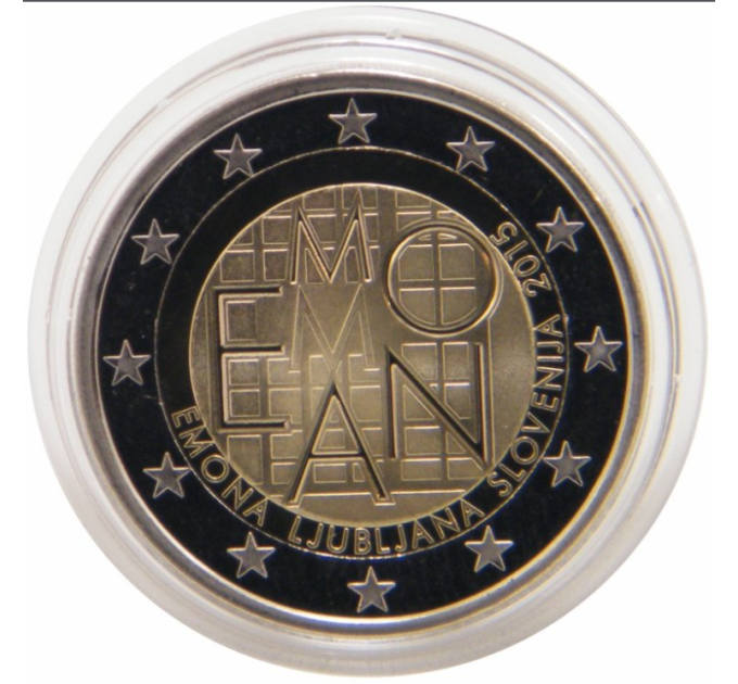 Slovenië 2 euro proof 2015 - 2000ste verjaardag van de oprichting van Emona - Ljubljana