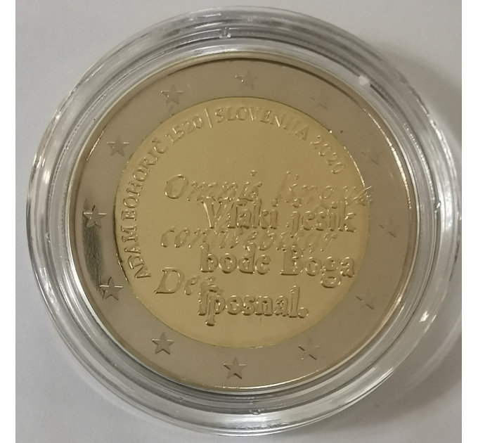 Slovenië 2 euro proof 2020 - 500e geboortedag van Adam Bohorič