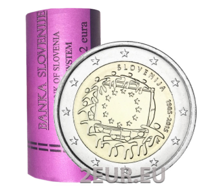 Slovenië 2 euro Rol 2015 - 30 jaar EU-vlag