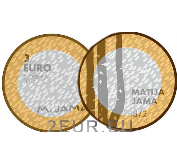 Slovenië 3 euro UNC 2022 - 150e verjaardag van de geboorte van de schilder Matija Jama