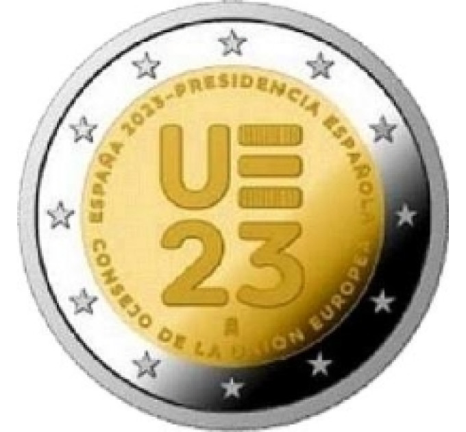 Spanje 2 euro UNC 2023 - Spaans voorzitterschap van de Raad van de EU