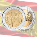 Spanje 2 euro UNC 2005 - Don Quixote van La Mancha